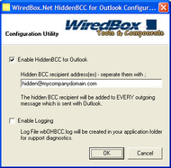 HiddenBCC for Outlook screenshot